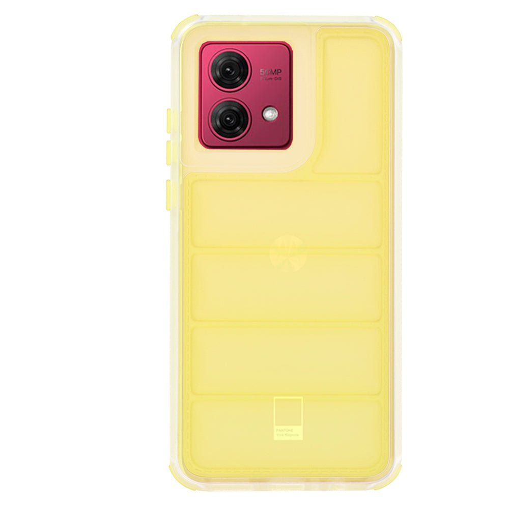 Pouzdro pro Motorola Moto G84, Techsuit, Wave Shield, Žluté