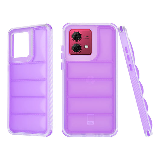 Pouzdro pro Motorola Moto G84, Techsuit, Wave Shield, fialové