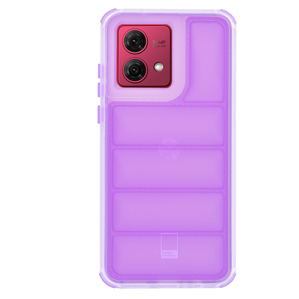 Pouzdro pro Motorola Moto G84, Techsuit, Wave Shield, fialové