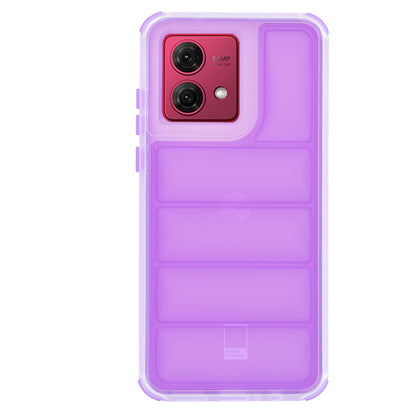 Pouzdro pro Motorola Moto G84, Techsuit, Wave Shield, fialové