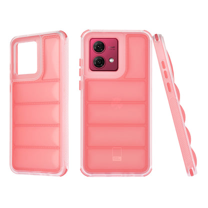 Pouzdro pro Motorola Moto G84, Techsuit, Wave Shield, Červené