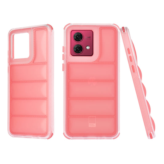 Pouzdro pro Motorola Moto G84, Techsuit, Wave Shield, Červené