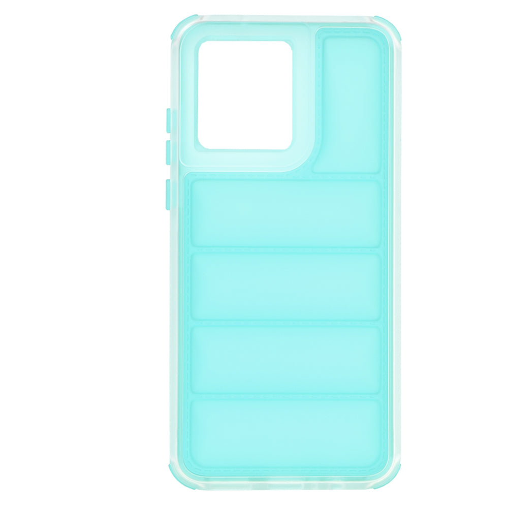Pouzdro pro Motorola Moto G84, Techsuit, Wave Shield, Tyrkysové