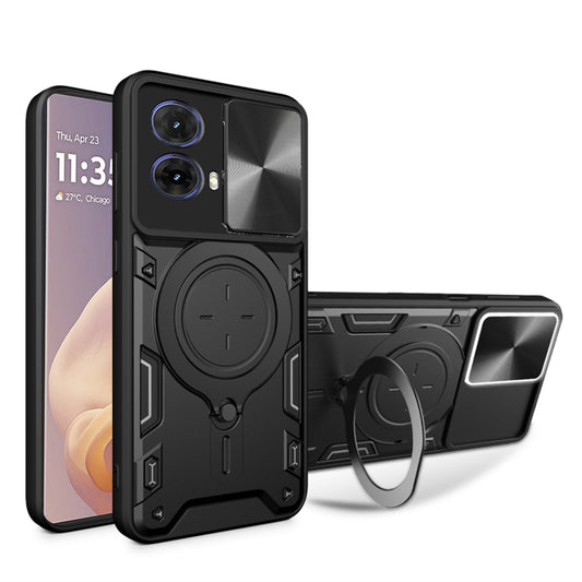 Pouzdro pro Motorola Moto G85, Techsuit, CamGuard Pro, Černé