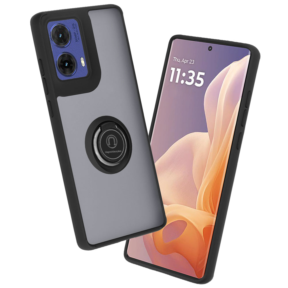 Pouzdro pro Motorola Moto G85, Techsuit, Glinth, Černé