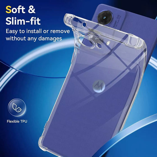 Pouzdro pro Motorola Moto G85, Techsuit, Odolné proti nárazům, Průhledné