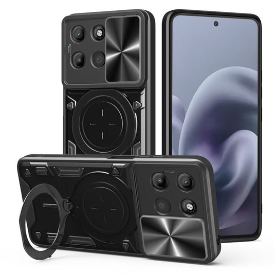 Pouzdro pro Motorola Moto G86 Power, Techsuit, CamGuard Pro, Černé