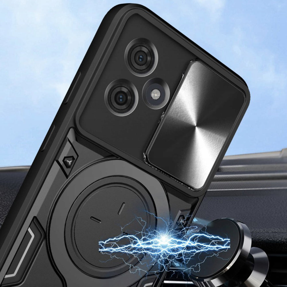Pouzdro pro Motorola Moto G86 Power, Techsuit, CamGuard Pro, Černé