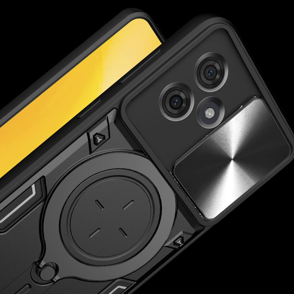 Pouzdro pro Motorola Moto G86 Power, Techsuit, CamGuard Pro, Černé