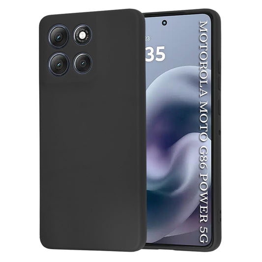 Pouzdro pro Motorola Moto G86 Power, Techsuit, SoftFlex, Černé