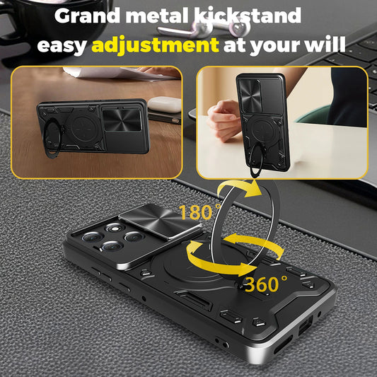 Pouzdro pro Motorola Moto G86, Techsuit, CamGuard Pro, Modrá