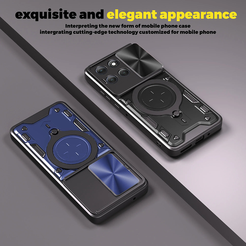 Case for Motorola Moto G86, Techsuit, CamGuard Pro, Blue