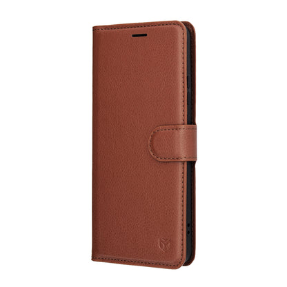 Pouzdro pro Motorola Moto G86, Techsuit, Leather Folio, hnědá
