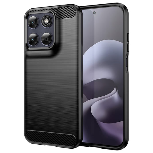 Pouzdro pro Motorola Moto G87, Techsuit, Carbon, Černé