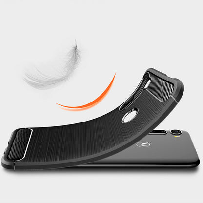 Pouzdro pro Motorola One Fusion+, Techsuit, Carbon, Černé