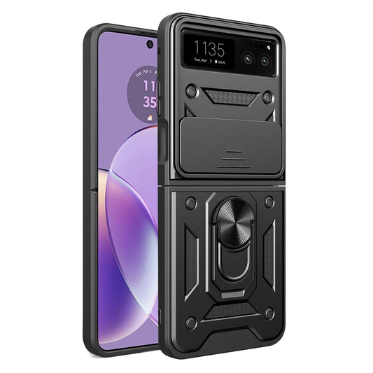 Pouzdro pro Motorola Razr 40, Techsuit, CamShield, černé