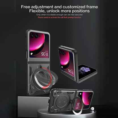 Pouzdro pro Motorola Razr 60 Ultra, Techsuit, CamGuard Pro, Černé