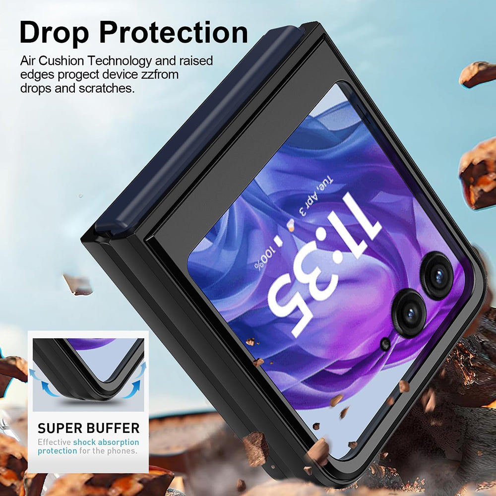 Pouzdro pro Motorola Razr 60 Ultra, Techsuit, CamShield, Černé