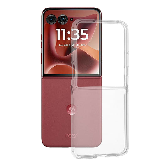 Pouzdro pro Motorola Razr 60 Ultra, Techsuit, Průhledné, Transparentní