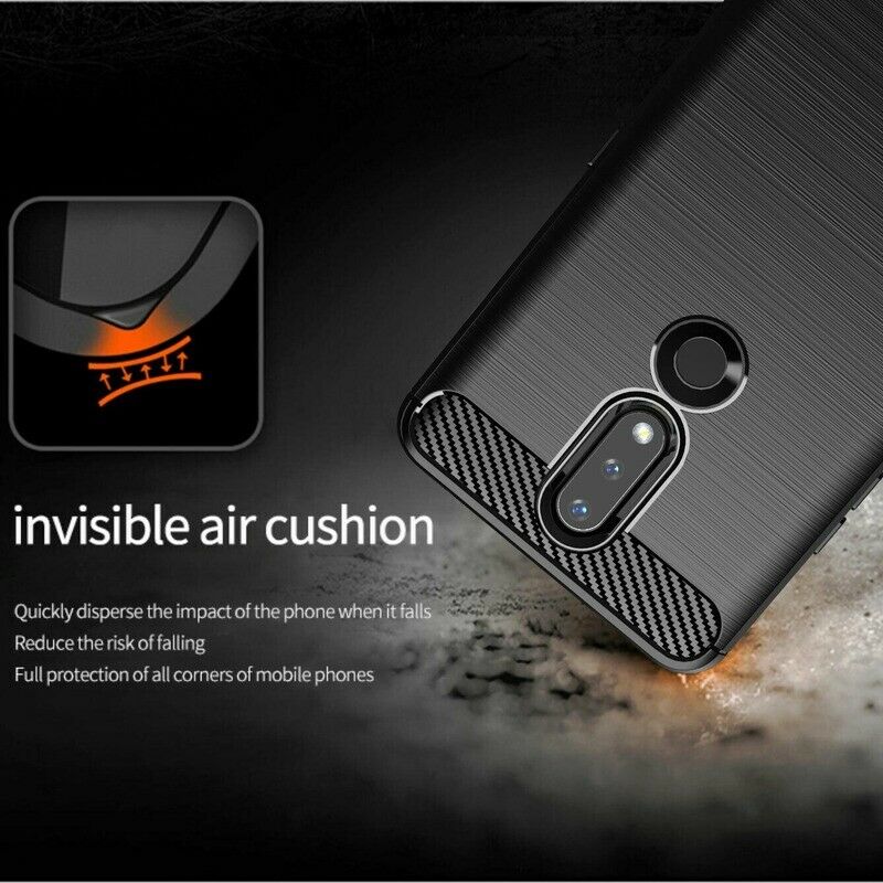 Pouzdro pro Nokia 2.4, Techsuit, Carbon, Černé