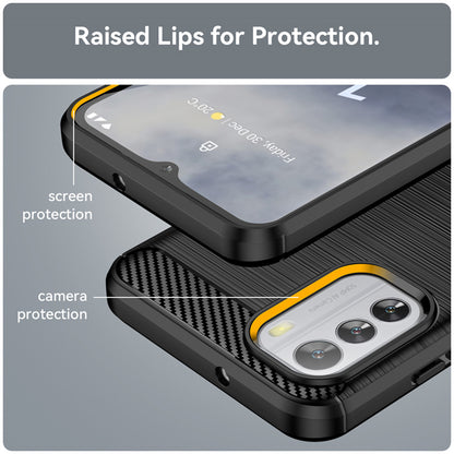 Pouzdro pro Nokia G42, Techsuit, Carbon, Černé