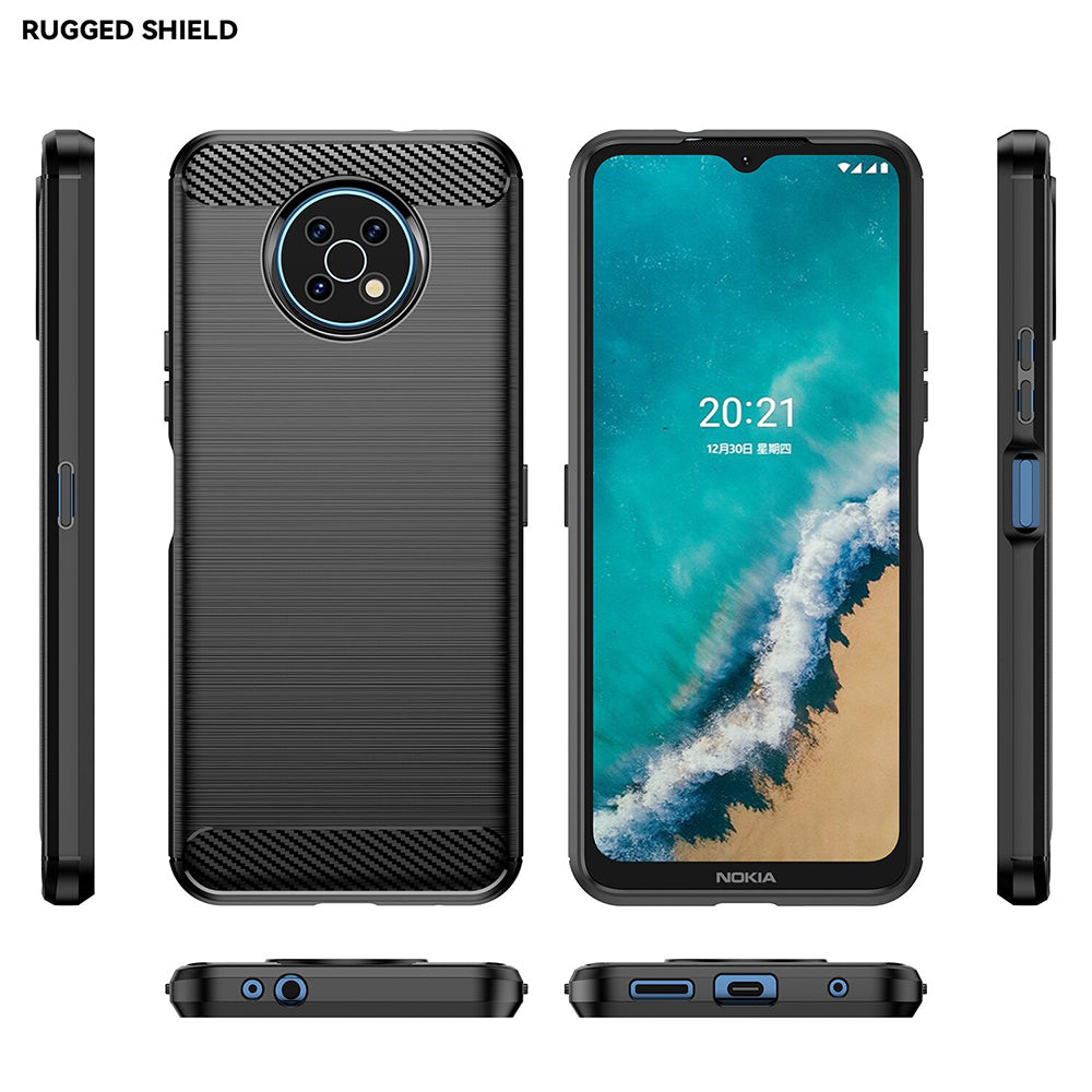 Pouzdro pro Nokia G50, Techsuit, Carbon, Černé