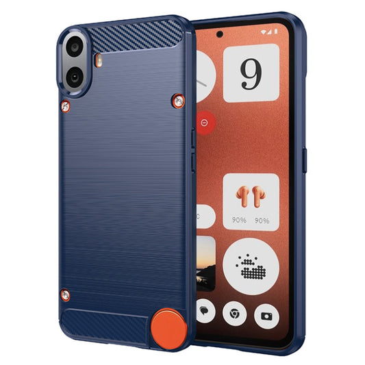Pouzdro pro Nothing CMF Phone 1, Techsuit, Carbon, Modrá