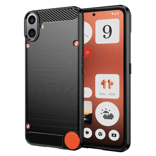 Pouzdro pro Nothing CMF Phone 1, Techsuit, Carbon, Černé