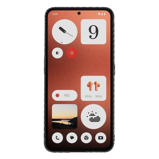 Pouzdro pro Nothing CMF Phone 1, Techsuit, Carbonite FiberShell, černé