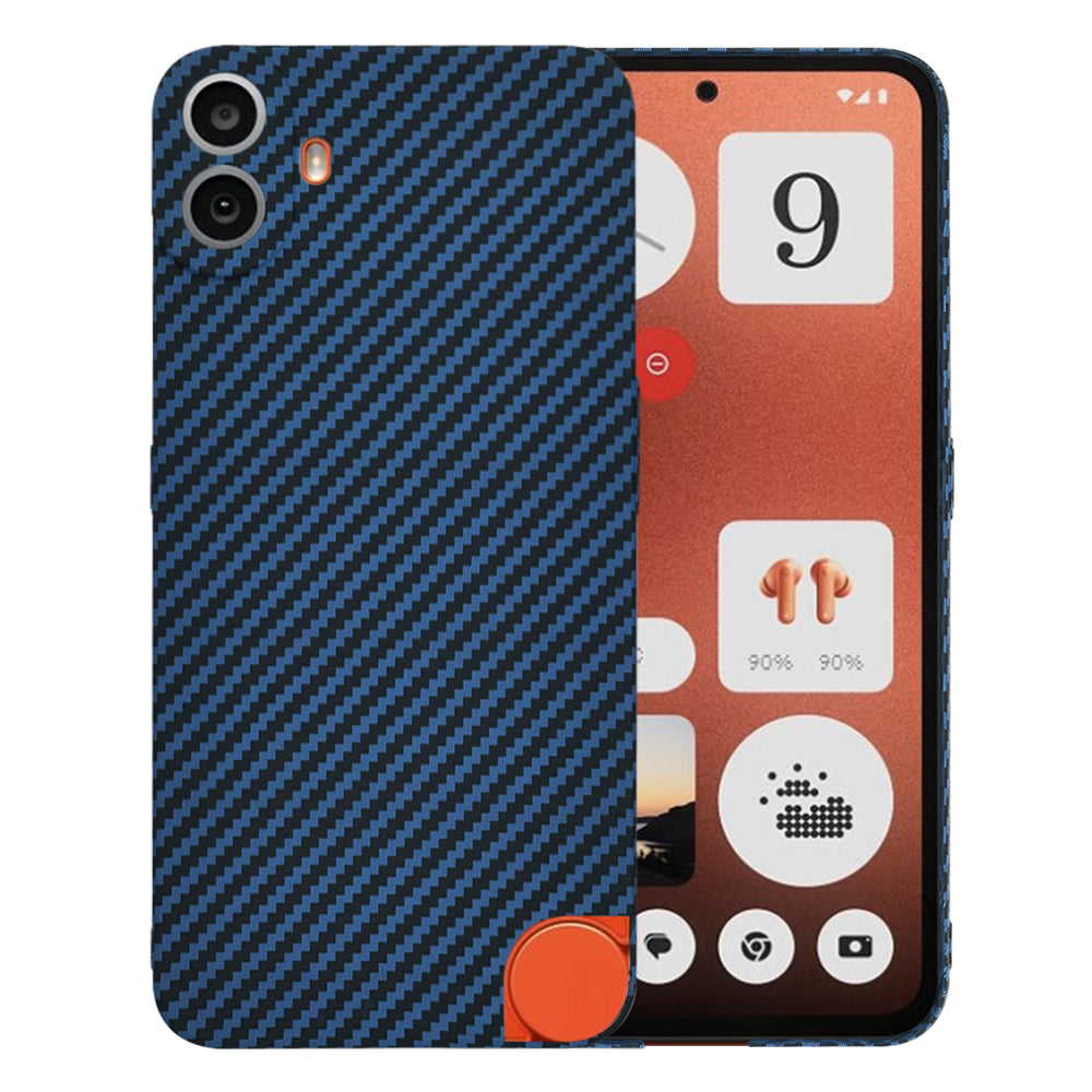 Pouzdro pro Nothing CMF Phone 1, Techsuit, Carbonite FiberShell, Tyrkysové
