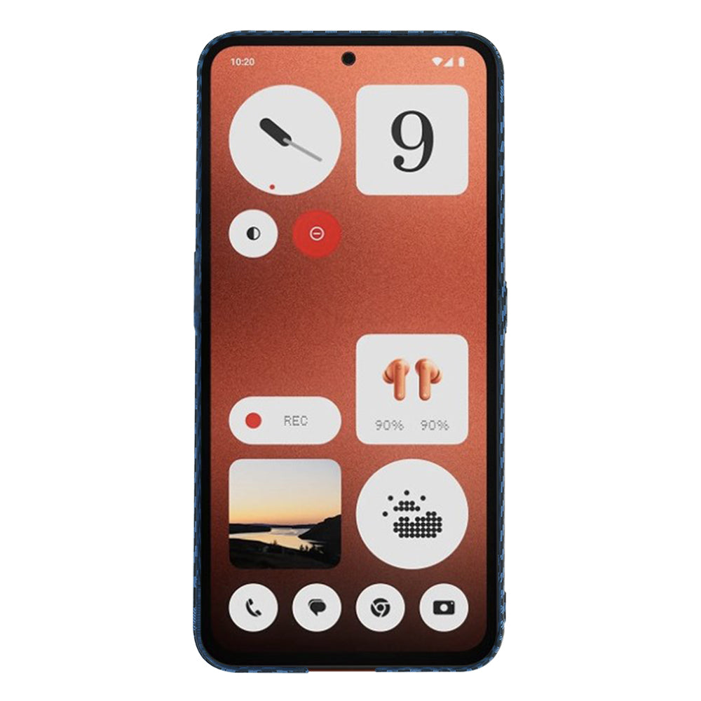 Pouzdro pro Nothing CMF Phone 1, Techsuit, Carbonite FiberShell, Tyrkysové