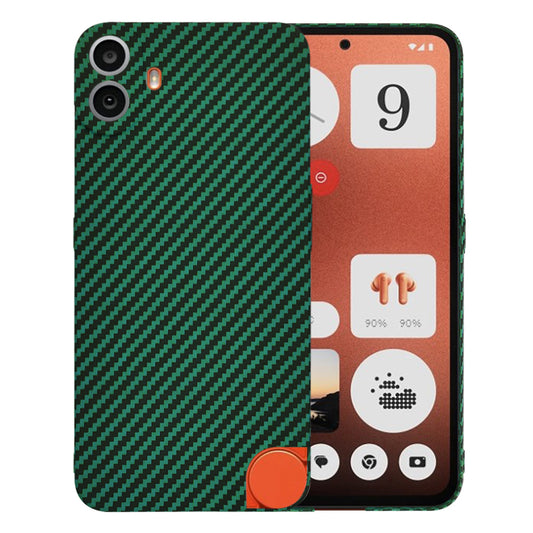 Pouzdro pro Nothing CMF Phone 1, Techsuit, Carbonite FiberShell, Zelené