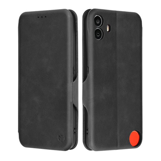 Pouzdro pro Nothing CMF Phone 1, Techsuit, Safe Wallet Plus, černé