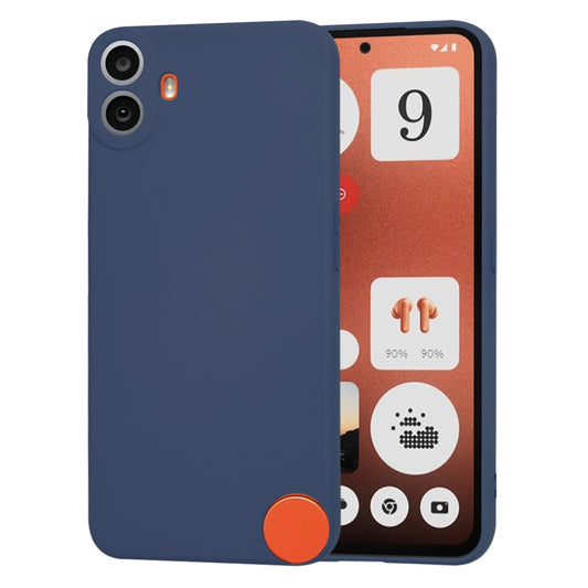 Pouzdro pro Nothing CMF Phone 1, Techsuit, SoftFlex, Tmavě modrá
