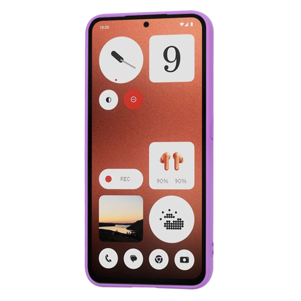 Pouzdro pro Nothing CMF Phone 1, Techsuit, SoftFlex, Fialové