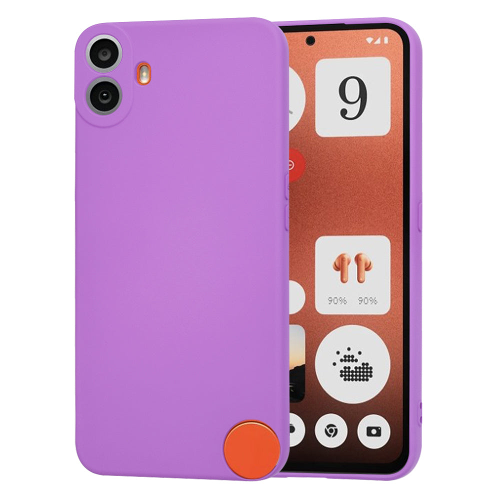 Pouzdro pro Nothing CMF Phone 1, Techsuit, SoftFlex, Fialové