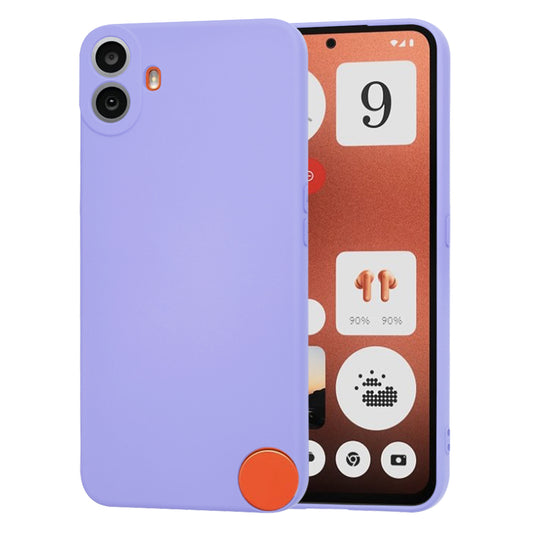 Pouzdro pro Nothing CMF Phone 1, Techsuit, SoftFlex, Světle fialové