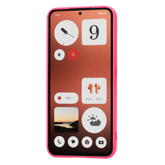 Pouzdro pro Nothing CMF Phone 1, Techsuit, SoftFlex, Tmavě růžové