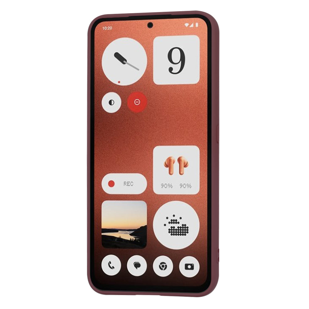 Pouzdro pro Nothing CMF Phone 1, Techsuit, SoftFlex, Bordó