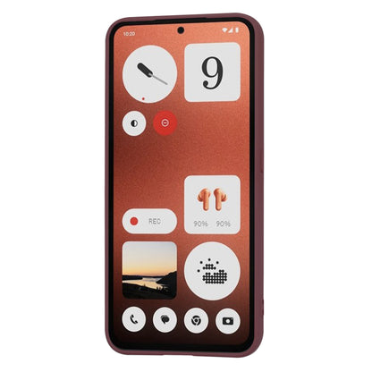 Pouzdro pro Nothing CMF Phone 1, Techsuit, SoftFlex, Bordó