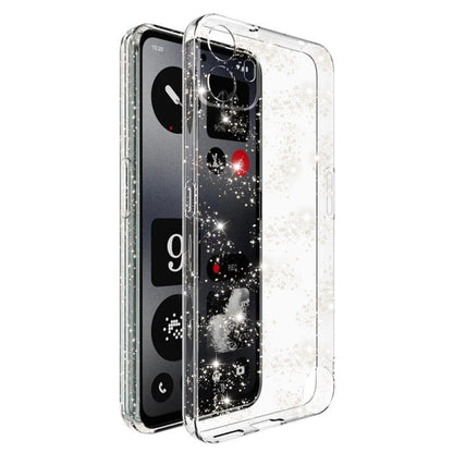 Pouzdro pro Nothing CMF Phone 1, Techsuit, SparkleSkin, Transparentní