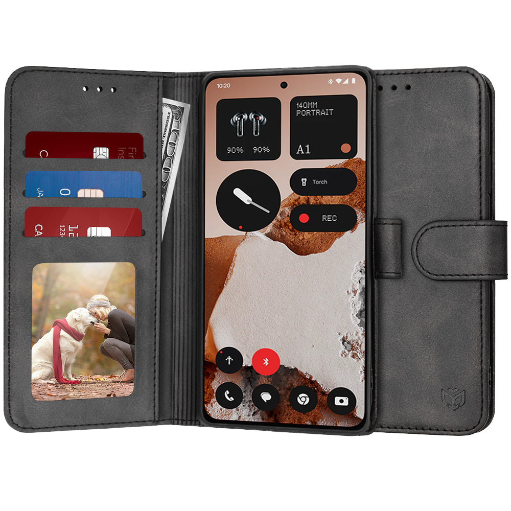 Pouzdro pro Nothing CMF Phone 2 Pro, Techsuit, Diary Book, černé