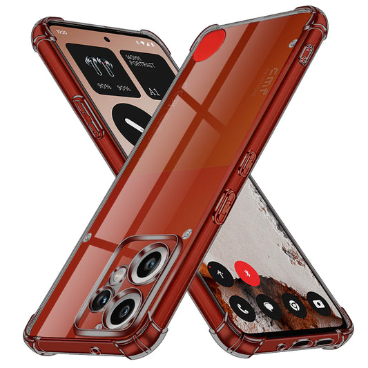 Pouzdro pro Nothing CMF Phone 2 Pro, Techsuit, Odolné proti nárazům, Průhledné, Kouřové