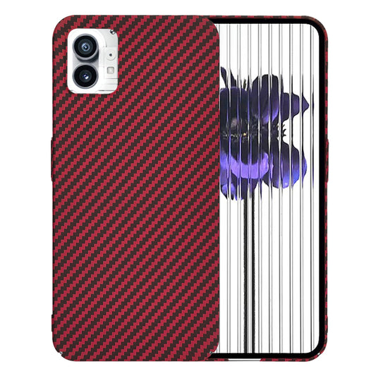 Pouzdro pro Nothing Phone (1), Techsuit, Carbonite FiberShell, Červené
