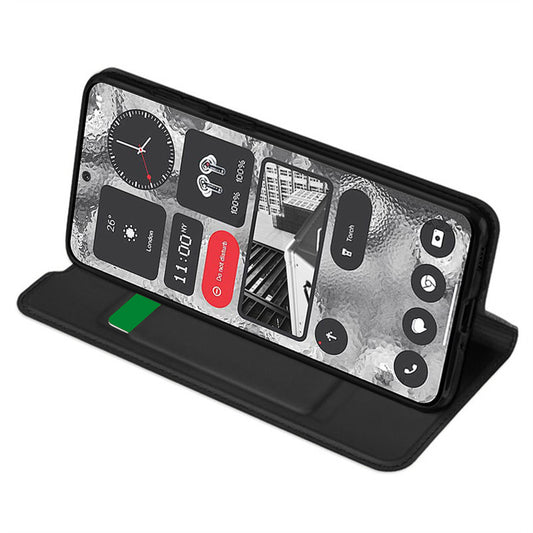Pouzdro pro Nothing Phone (2), Techsuit, Magskin Book, černé