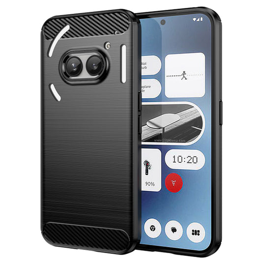 Pouzdro pro Nothing Phone (2a) Plus / Phone (2a), Techsuit, Carbon, Černé
