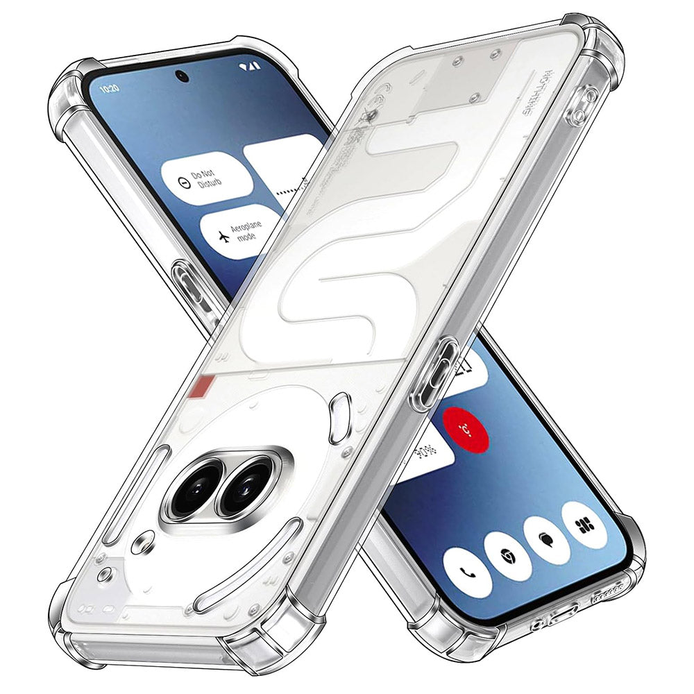 Pouzdro pro Nothing Phone (2a) Plus / Phone (2a), Techsuit, nárazuvzdorné průhledné, transparentní