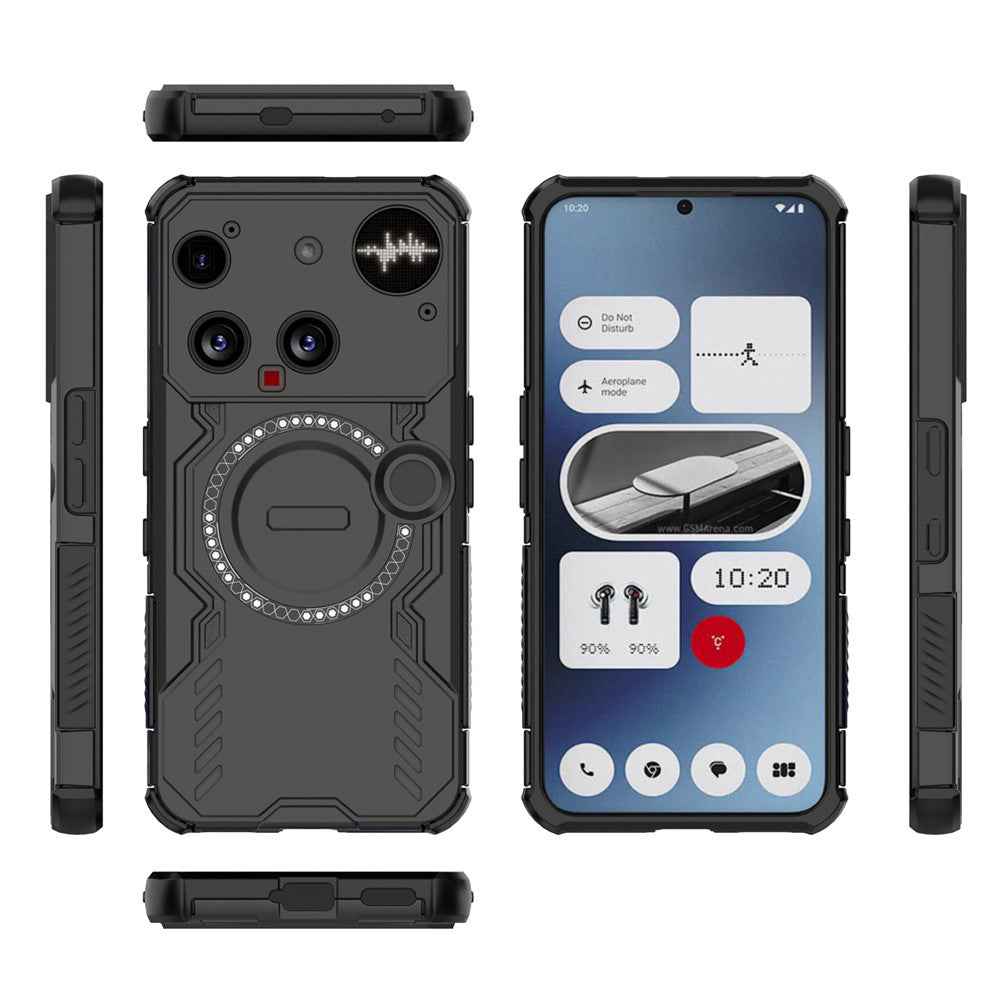 MagSafe pouzdro pro Nothing Phone (3), Techsuit, ArmorMag, černé