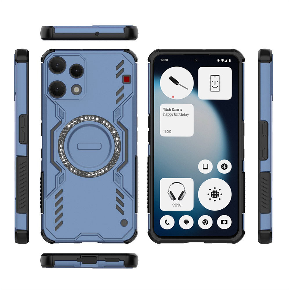 Pouzdro pro Nothing Phone (3a) Lite, Techsuit, ArmorMag, Modrá
