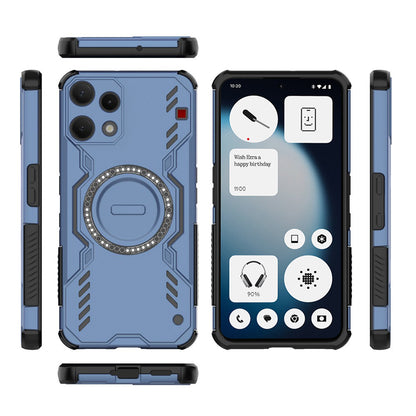 Pouzdro pro Nothing Phone (3a) Lite, Techsuit, ArmorMag, Modrá